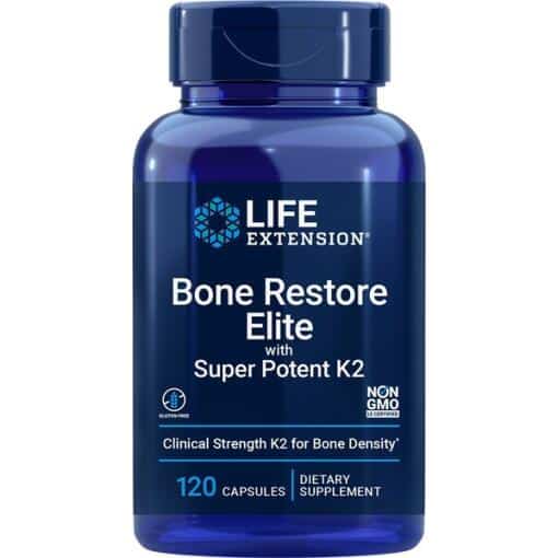 Bone Restore Elite with Super Potenet K2 - 120 caps