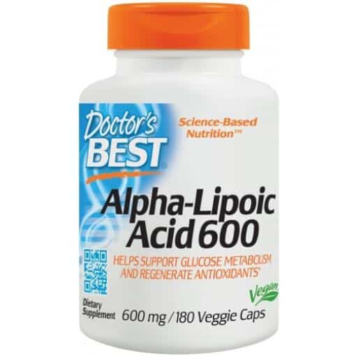 Doctor's Best - Alpha Lipoic Acid 600mg - 180 vcaps