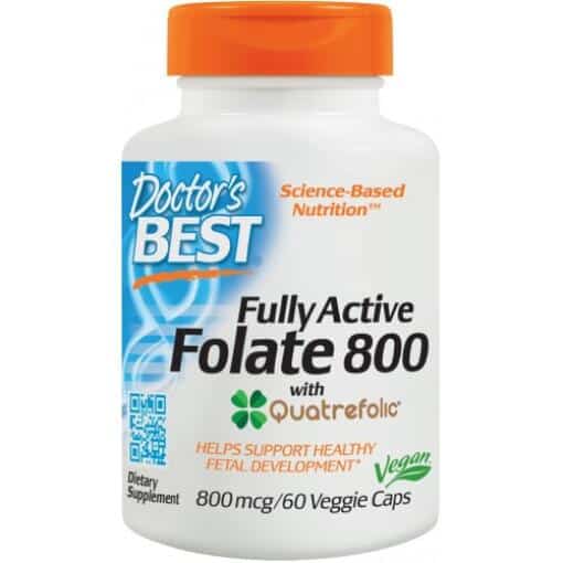 Doctor's Best - Fully Active Folate 800 with Quatrefolic