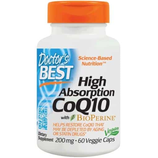 Doctor's Best - High Absorption CoQ10 with BioPerine 200mg - 60 vcaps