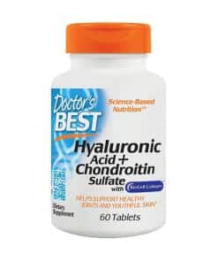 Doctor's Best - Hyaluronic Acid + Chondroitin Sulfate with BioCell Collagen - 60 tabs