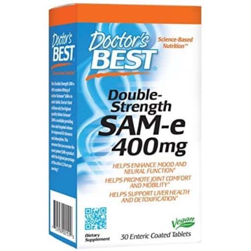 Doctor's Best - SAM-e 400mg Double-Strength - 30 tablets