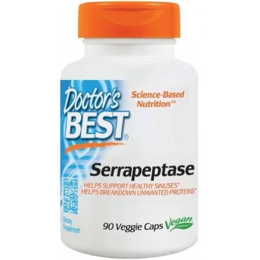 Doctor's Best - Serrapeptase 40 000 SPU - 90 vcaps