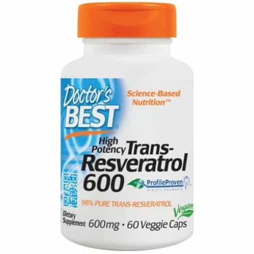 Doctor's Best - Trans-Resveratrol 600 60 vcaps