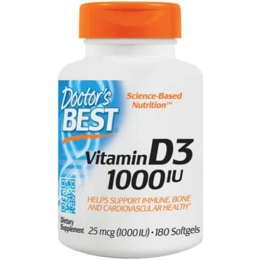 Doctor's Best - Vitamin D3 5000 IU - 360 softgels
