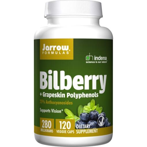 Jarrow Formulas - Bilberry + Grapeskin Polyphenols 120 vcaps