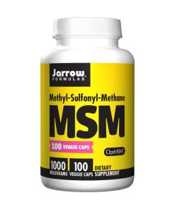 Jarrow Formulas - MSM (Methyl-Sulfonyl-Methane Sulfur) 1000mg - 100 vcaps