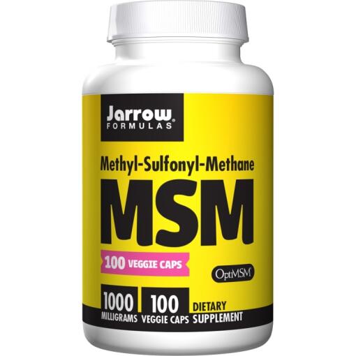 Jarrow Formulas - MSM (Methyl-Sulfonyl-Methane Sulfur) 1000mg - 100 vcaps