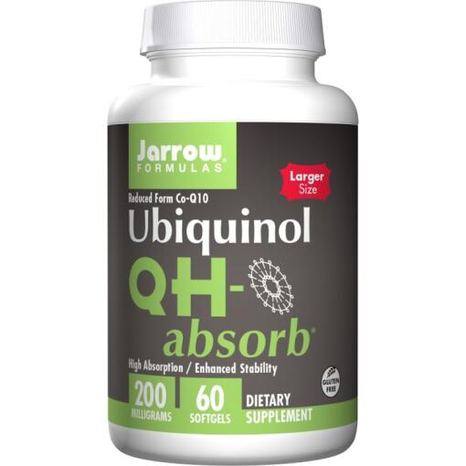 Jarrow Formulas - Ubiquinol QH-absorb 200mg - 60 softgels