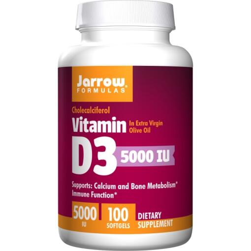 Jarrow Formulas - Vitamin D3 5000 IU - 100 softgels
