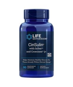 Life Extension - CinSulin with InSea2 & Crominex 3+ 90 vcaps