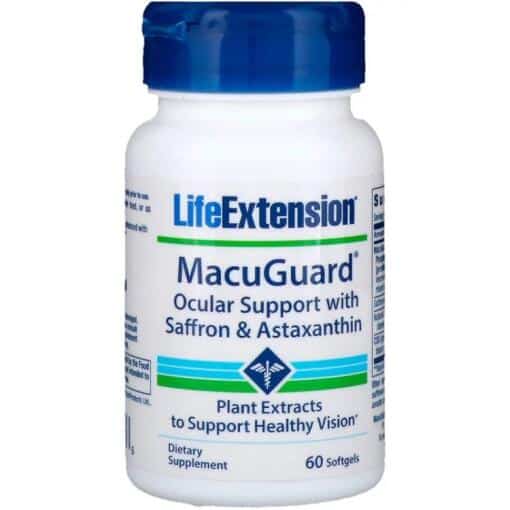 Life Extension - MacuGuard Ocular Support with Saffron & Astaxanthin - 60 softgels