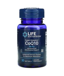 Life Extension - Super Ubiquinol CoQ10 with Enhanced Mitochondrial Support 50mg - 30 softgels