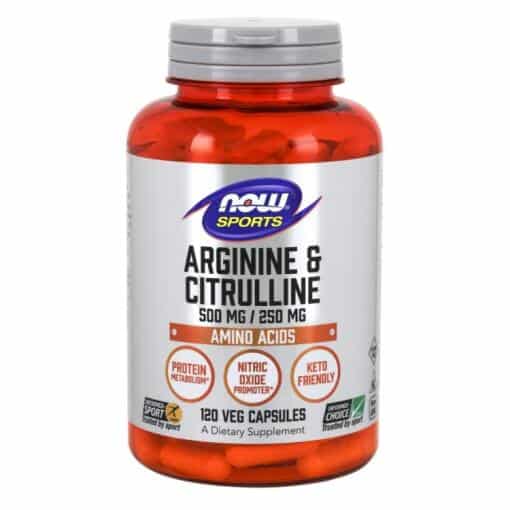 NOW Foods - Arginine & Citrulline - 120 vcaps