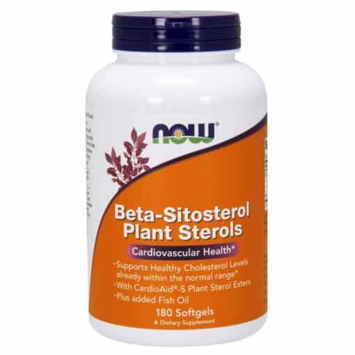 NOW Foods - Beta-Sitosterol Plant Sterols 180 softgels