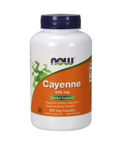 NOW Foods - Cayenne 500mg - 250 vcaps
