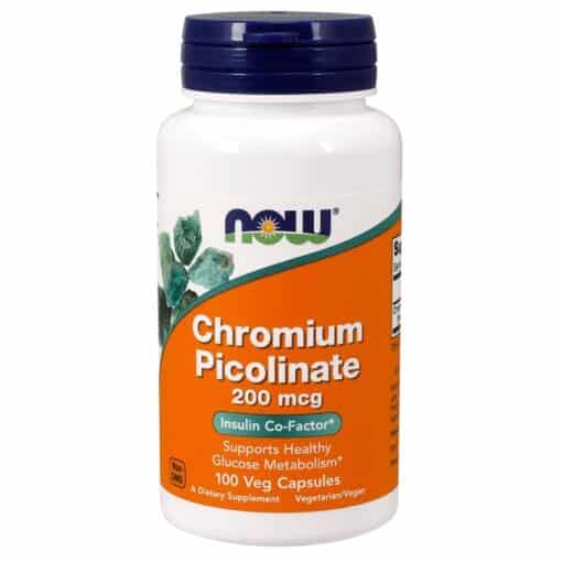 NOW Foods - Chromium Picolinate 200mcg - 100 vcaps