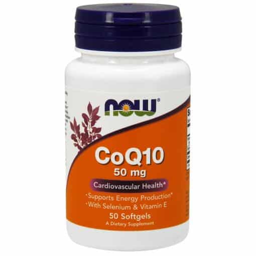 NOW Foods - CoQ10 with Selenium & Vitamin E 50mg - 50 softgels