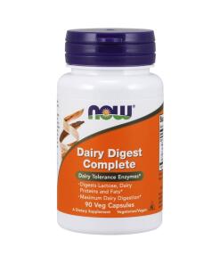 NOW Foods - Dairy Digest Complete - 90 vcaps
