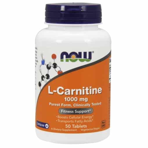 NOW Foods - L-Carnitine 1000mg - 50 tablets