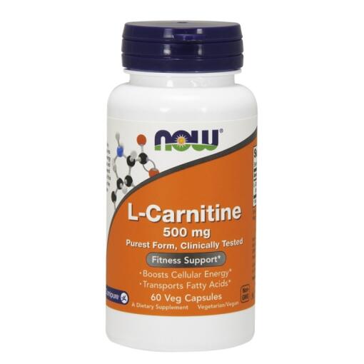 NOW Foods - L-Carnitine 500mg - 60 vcaps
