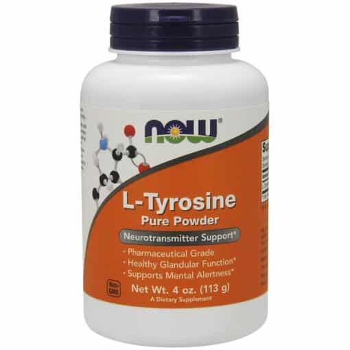 NOW Foods - L-Tyrosine Powder - 113 grams