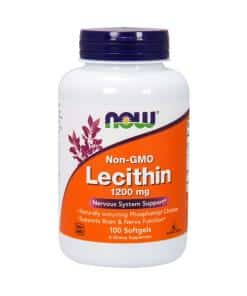 NOW Foods - Lecithin 1200mg Non-GMO - 100 softgels