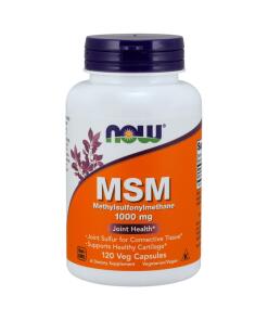 NOW Foods - MSM Methylsulphonylmethane 1000mg - 120 vcaps