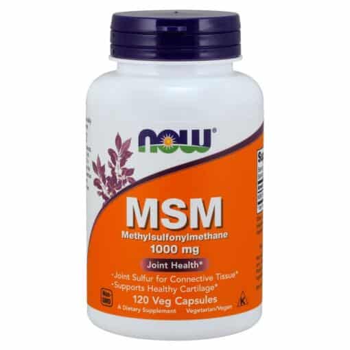 NOW Foods - MSM Methylsulphonylmethane 1000mg - 120 vcaps