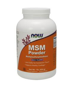 NOW Foods - MSM Methylsulphonylmethane Powder - 454 grams