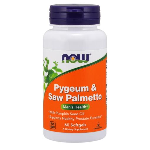 NOW Foods - Pygeum & Saw Palmetto 60 softgels