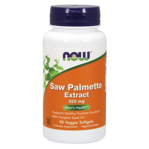 NOW Foods - Saw Palmetto Extract with Pumpkin Seed Oil 90 veggie softgels