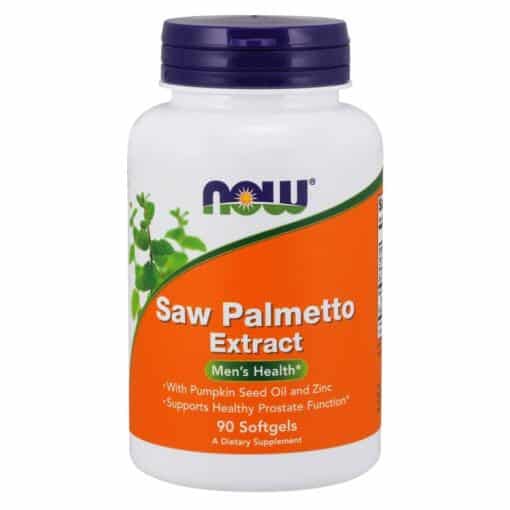NOW Foods - Saw Palmetto Extract with Pumpkin Seed Oil and Zinc 90 softgels