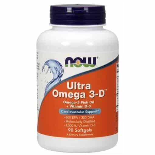 NOW Foods - Ultra Omega 3-D with Vitamin D-3 90 softgels
