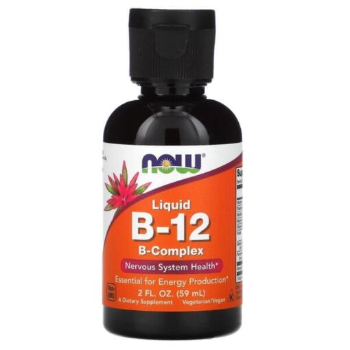NOW Foods - Vitamin B-12 Liquid B-Complex - 60 ml.