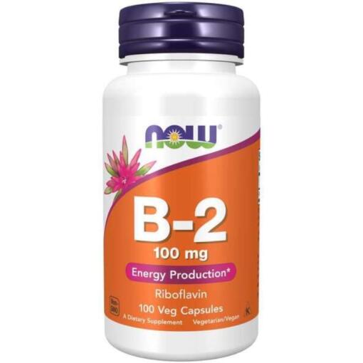 NOW Foods - Vitamin B-2 Riboflavin 100 caps