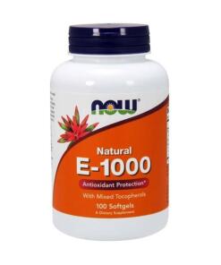 NOW Foods - Vitamin E-1000 100 softgels