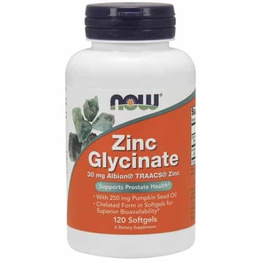 NOW Foods - Zinc Glycinate - 120 softgels