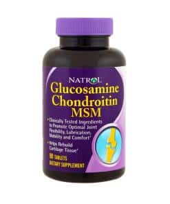 Natrol - Glucosamine Chondroitin MSM 90 tablets
