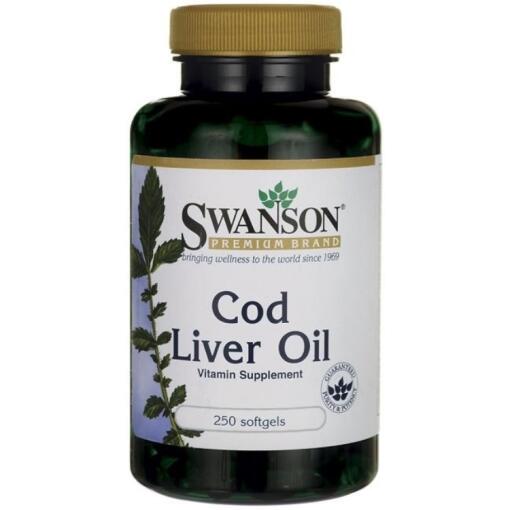 Swanson - Cod Liver Oil 350mg - 250 softgels