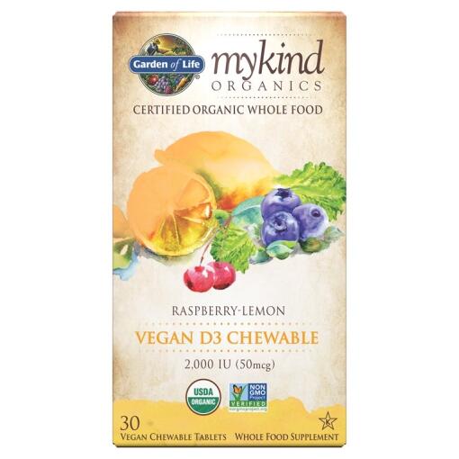 Mykind Organics Vegan D3 Chewable