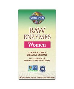 RAW Enzymes Kvinder Fordøjelsessundhed 90 Kapsler