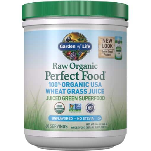 Rå økologisk perfekt mad 100 % økologisk hvedegræsjuice uden smag 8