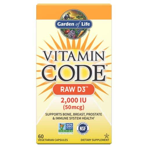 Vitamin Code Raw D3 2000 IE kapsler