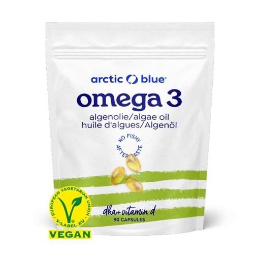 Algae Oil DHA with Vitamin D - 90 vcaps