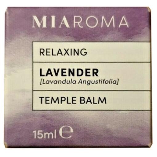 Miaroma Relaxing Lavender Temple Balm - 15 ml.