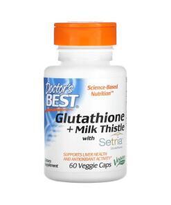 Glutathione + Milk Thistle - 60 vcaps